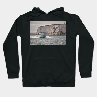 Motor Gun boat off the Isle of Wight Hoodie